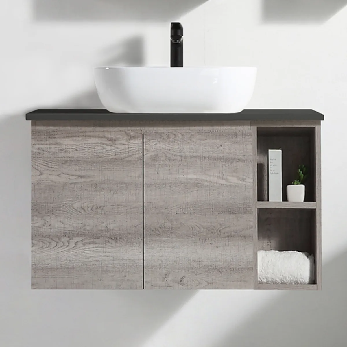 Nexus PVC Cabinet with Countertop 820mm (5 Colours) - view 2